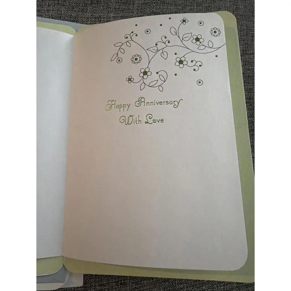 Hallmark Peanuts Anniversary Greeting Card Snoopy Woodstock Next To You Is My